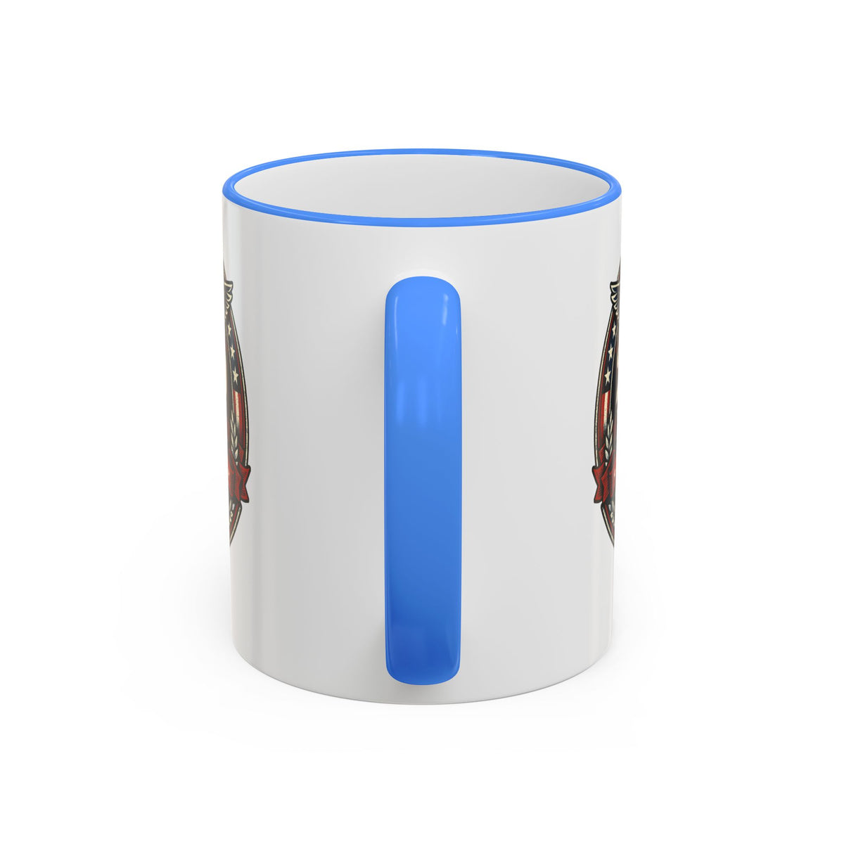25 Years Veteran Commemorative Accent Rim Mug (11oz & 15oz) — Military/Service Anniversary