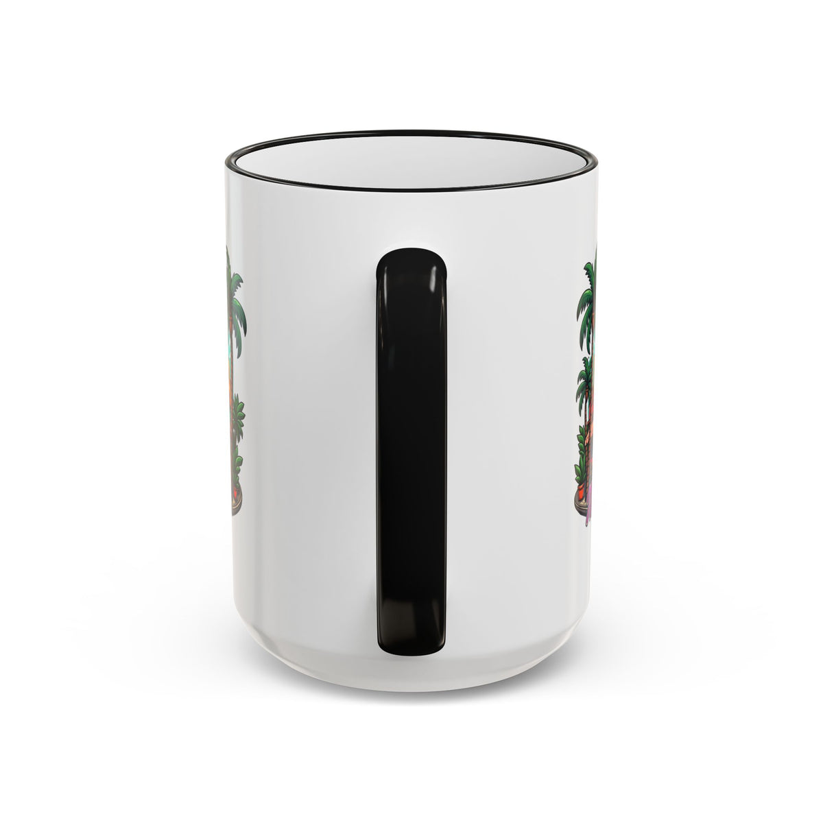 Tropical Little Havana Coffee Mug – Palm Tree Beach Scene