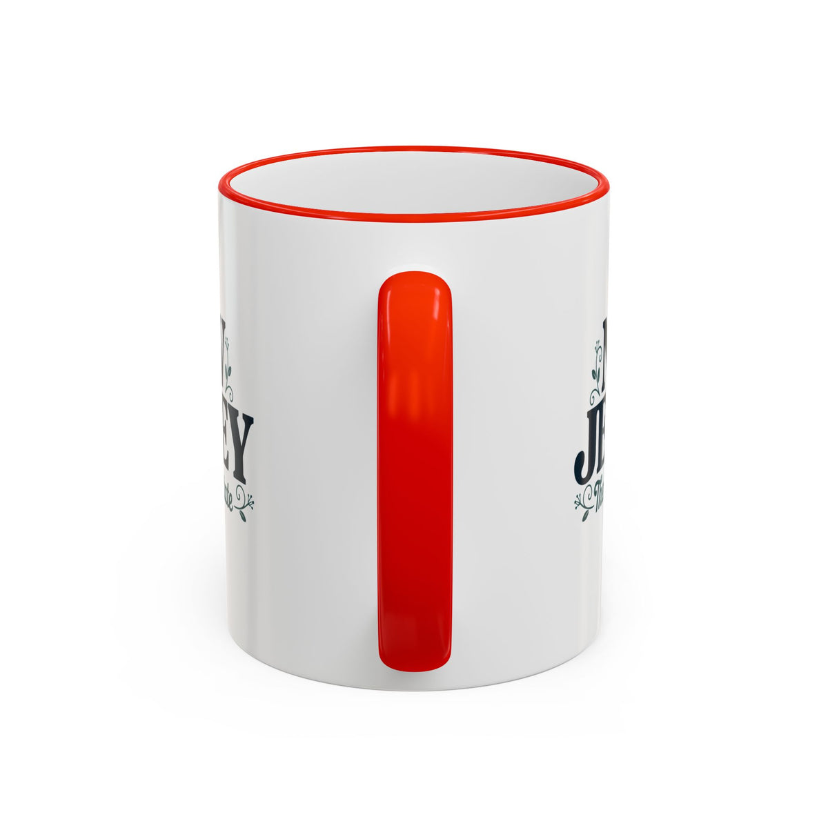 New Jersey State Pride Accent Rim & Handle Mug — 11oz/15oz