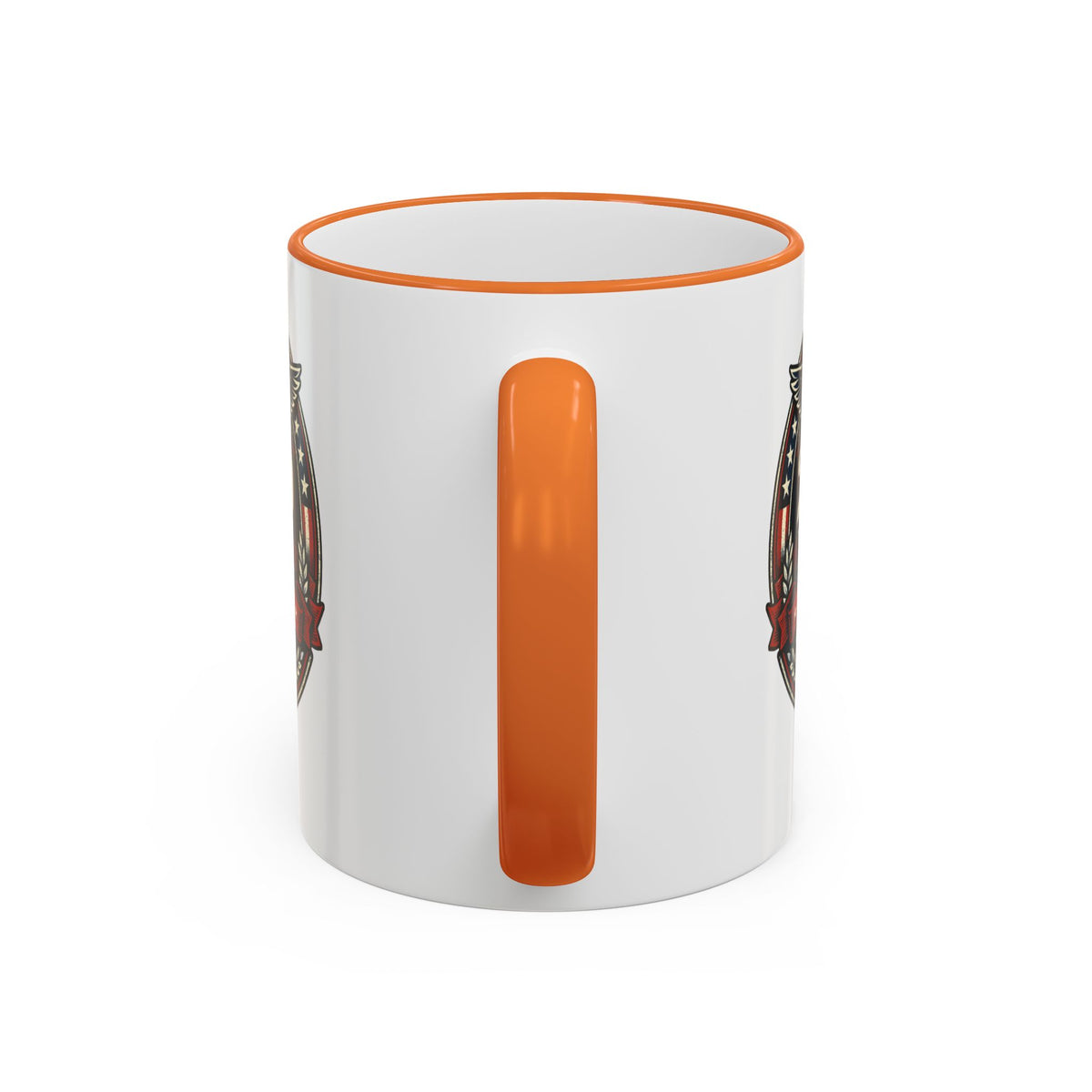 25 Years Veteran Commemorative Accent Rim Mug (11oz & 15oz) — Military/Service Anniversary