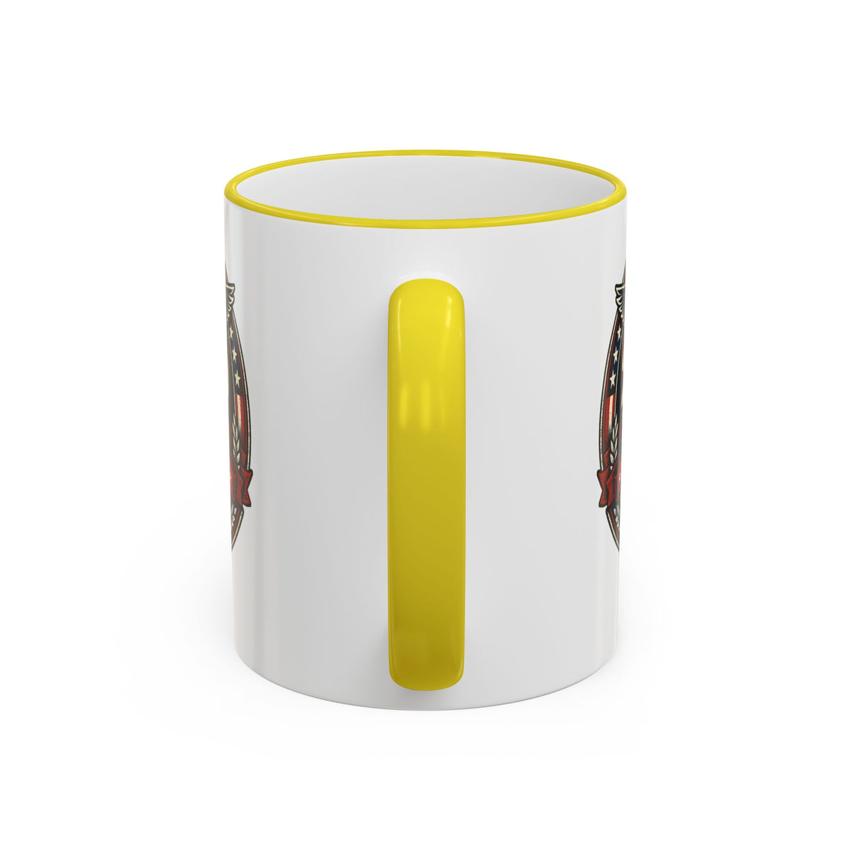 25 Years Veteran Commemorative Accent Rim Mug (11oz & 15oz) — Military/Service Anniversary