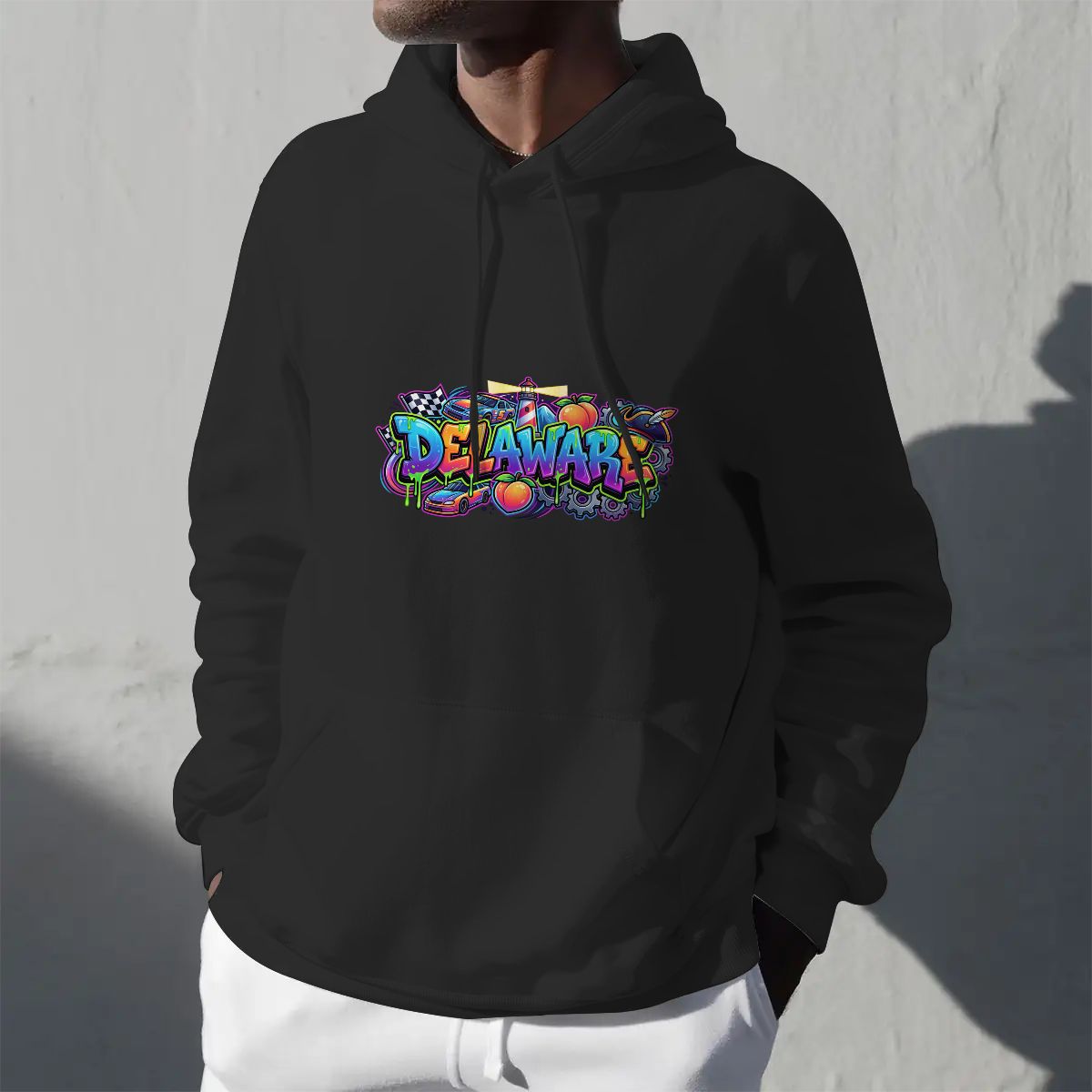 Graffiti Pride Delaware Hoodie - The First State