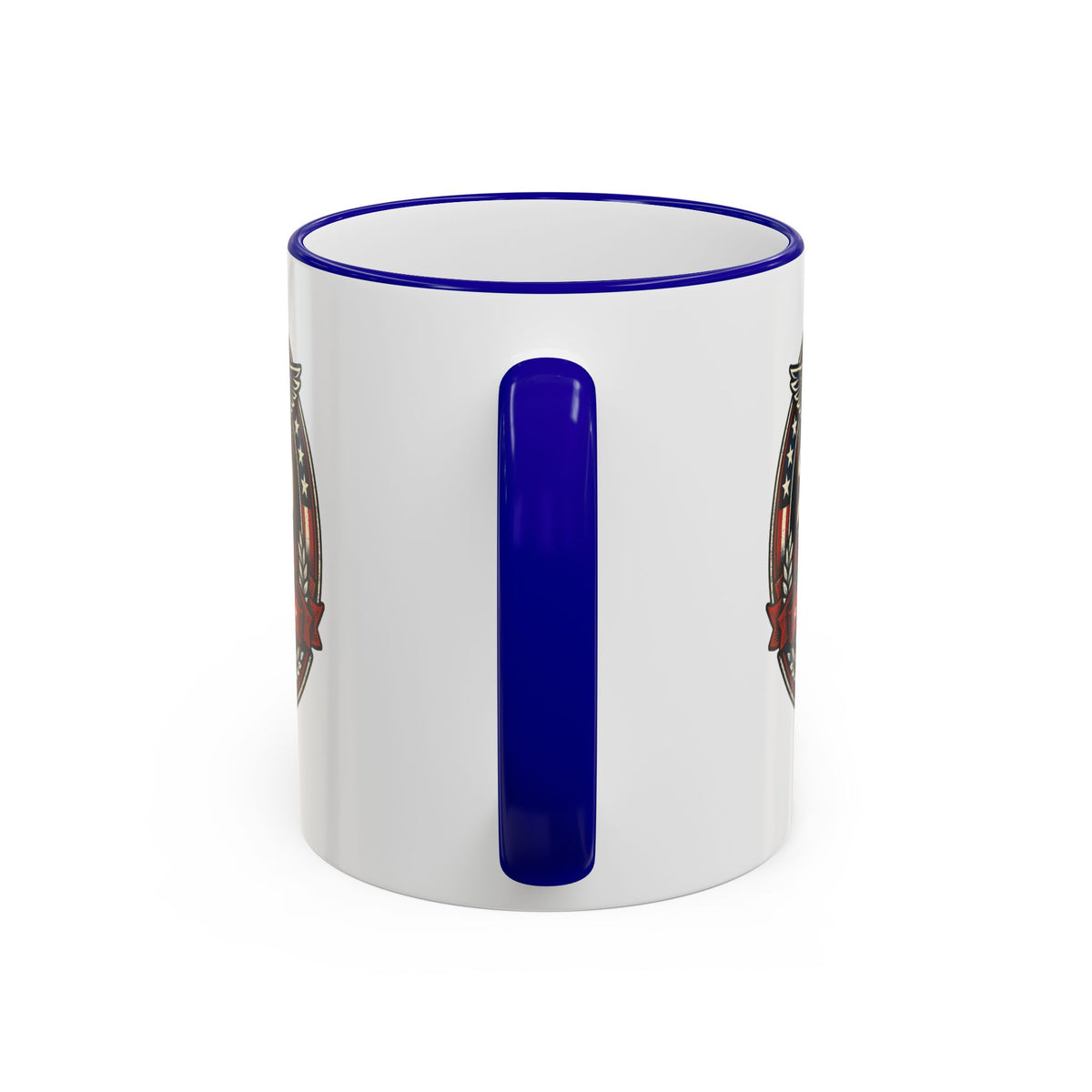 25 Years Veteran Commemorative Accent Rim Mug (11oz & 15oz) — Military/Service Anniversary