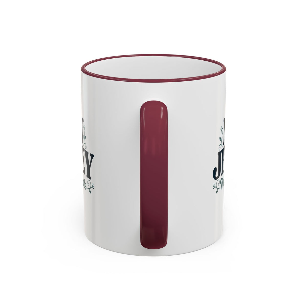 New Jersey State Pride Accent Rim & Handle Mug — 11oz/15oz