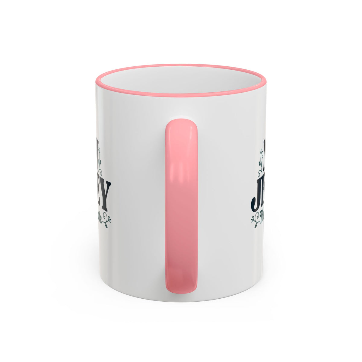 New Jersey State Pride Accent Rim & Handle Mug — 11oz/15oz