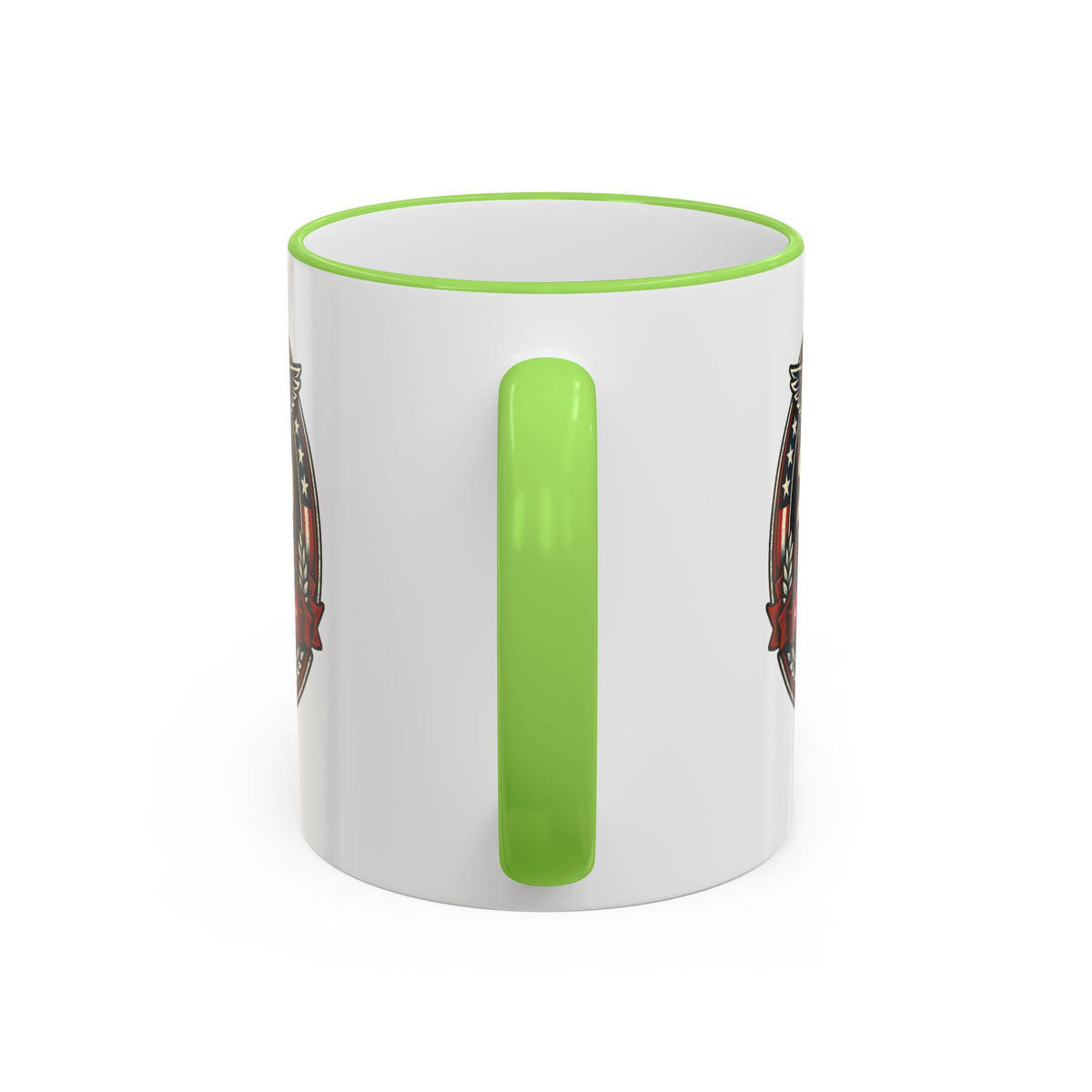 25 Years Veteran Commemorative Accent Rim Mug (11oz & 15oz) — Military/Service Anniversary