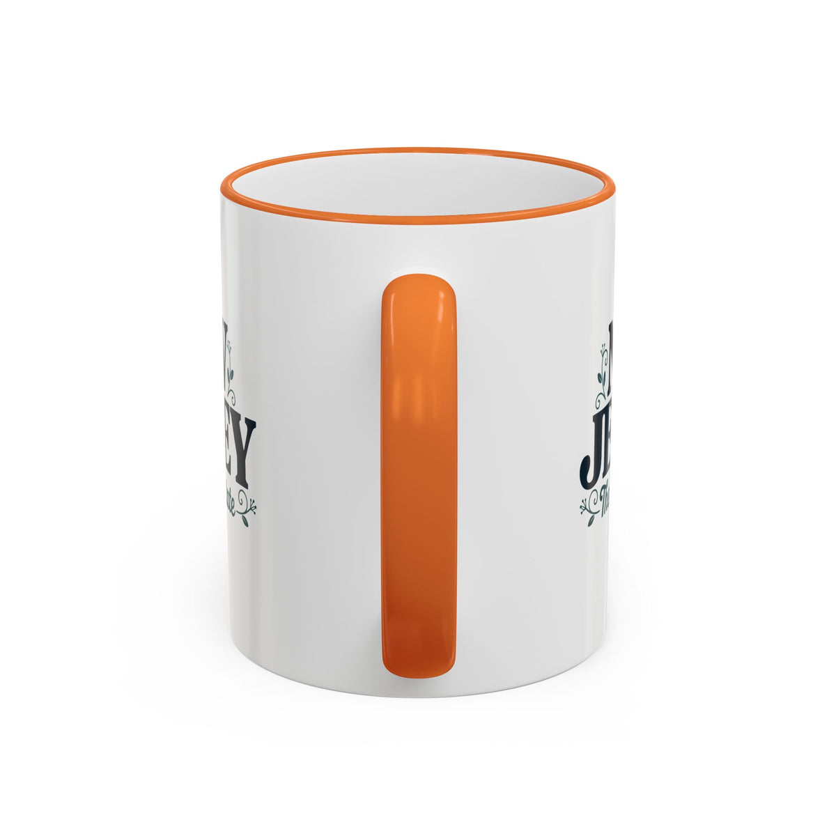New Jersey State Pride Accent Rim & Handle Mug — 11oz/15oz
