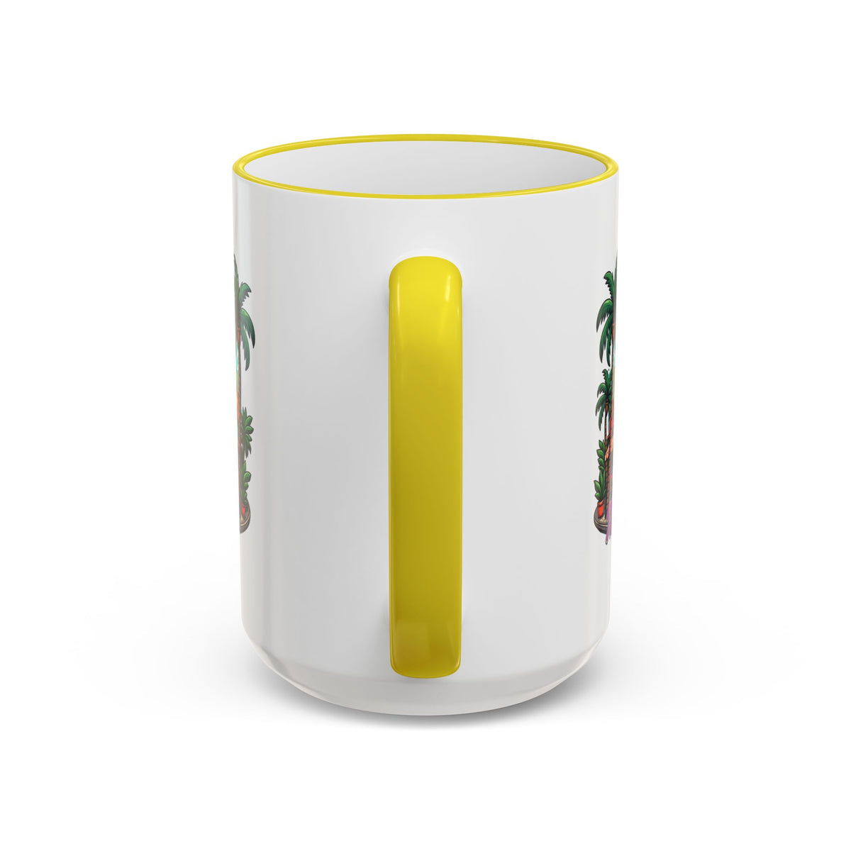 Tropical Little Havana Coffee Mug – Palm Tree Beach Scene