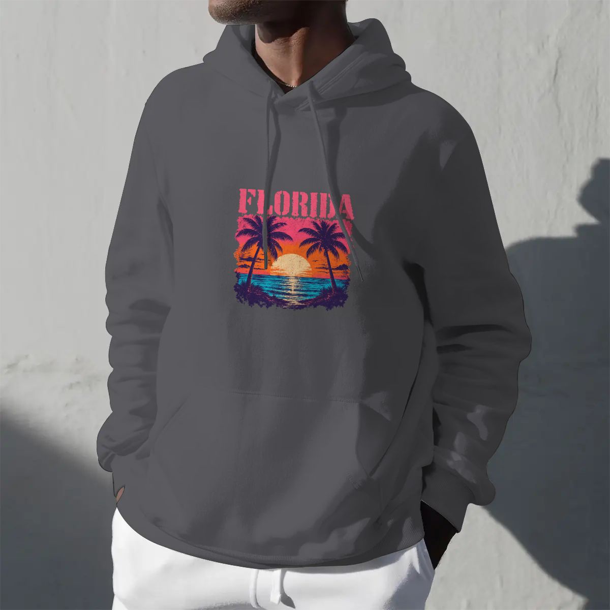 Retro Sunset Florida Hoodie - The Sunshine State