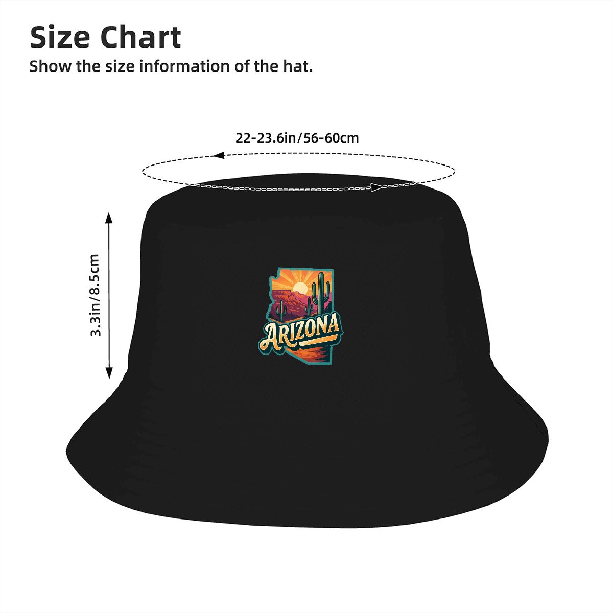 Desert Sunset Arizona Bucket Hat — The Grand Canyon State