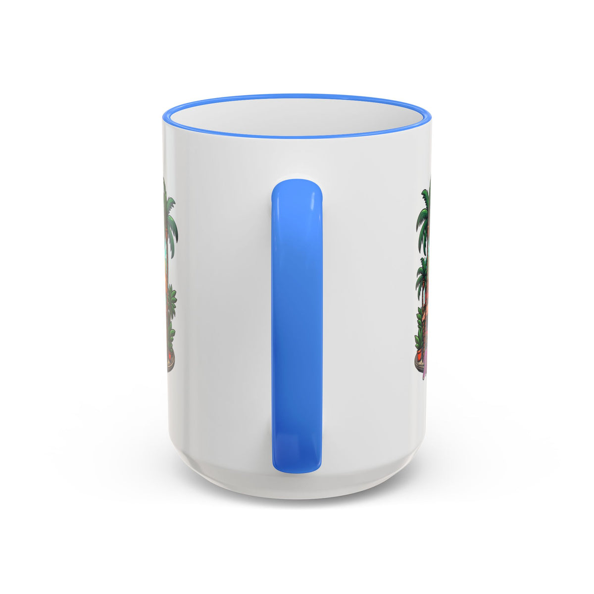 Tropical Little Havana Coffee Mug – Palm Tree Beach Scene