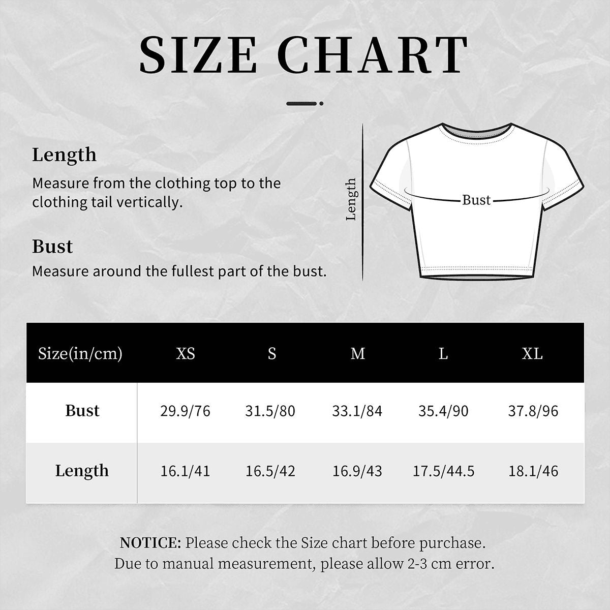 Short Sleeve  Arizona Crop Top for Women (Made in USA)