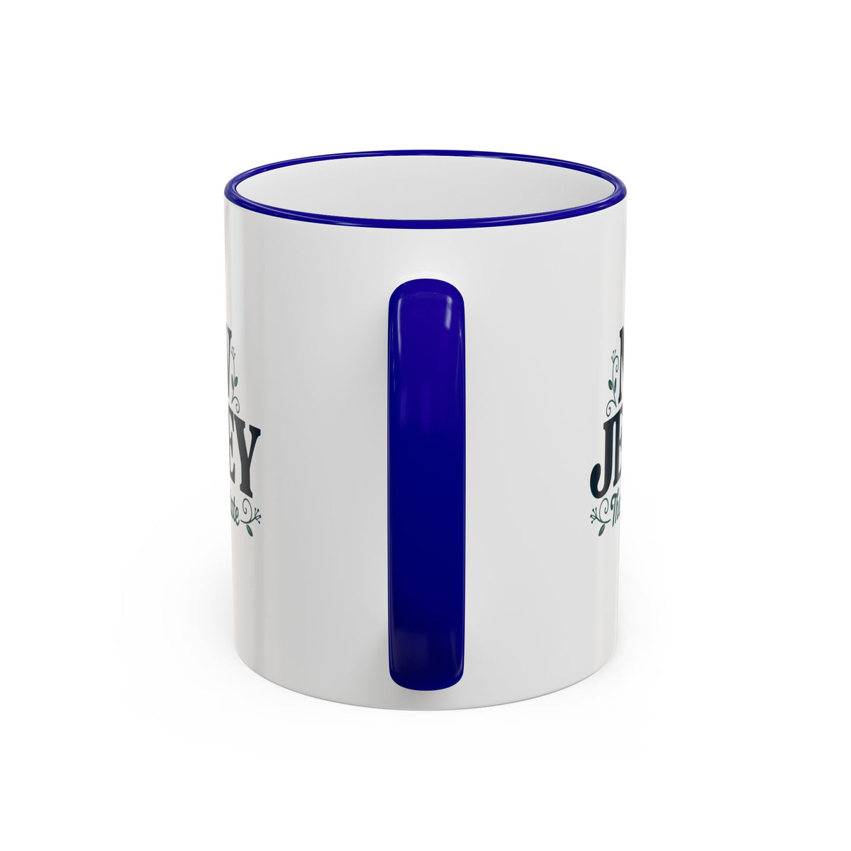 New Jersey State Pride Accent Rim & Handle Mug — 11oz/15oz