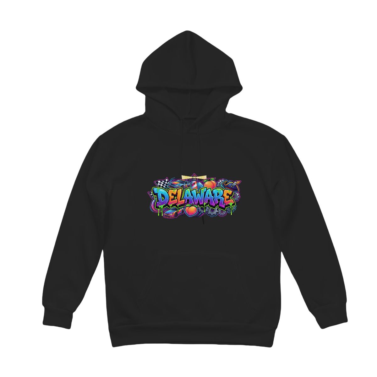 Graffiti Pride Delaware Hoodie - The First State
