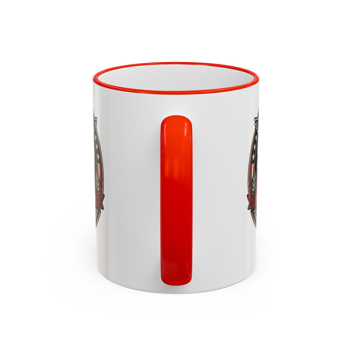 25 Years Veteran Commemorative Accent Rim Mug (11oz & 15oz) — Military/Service Anniversary