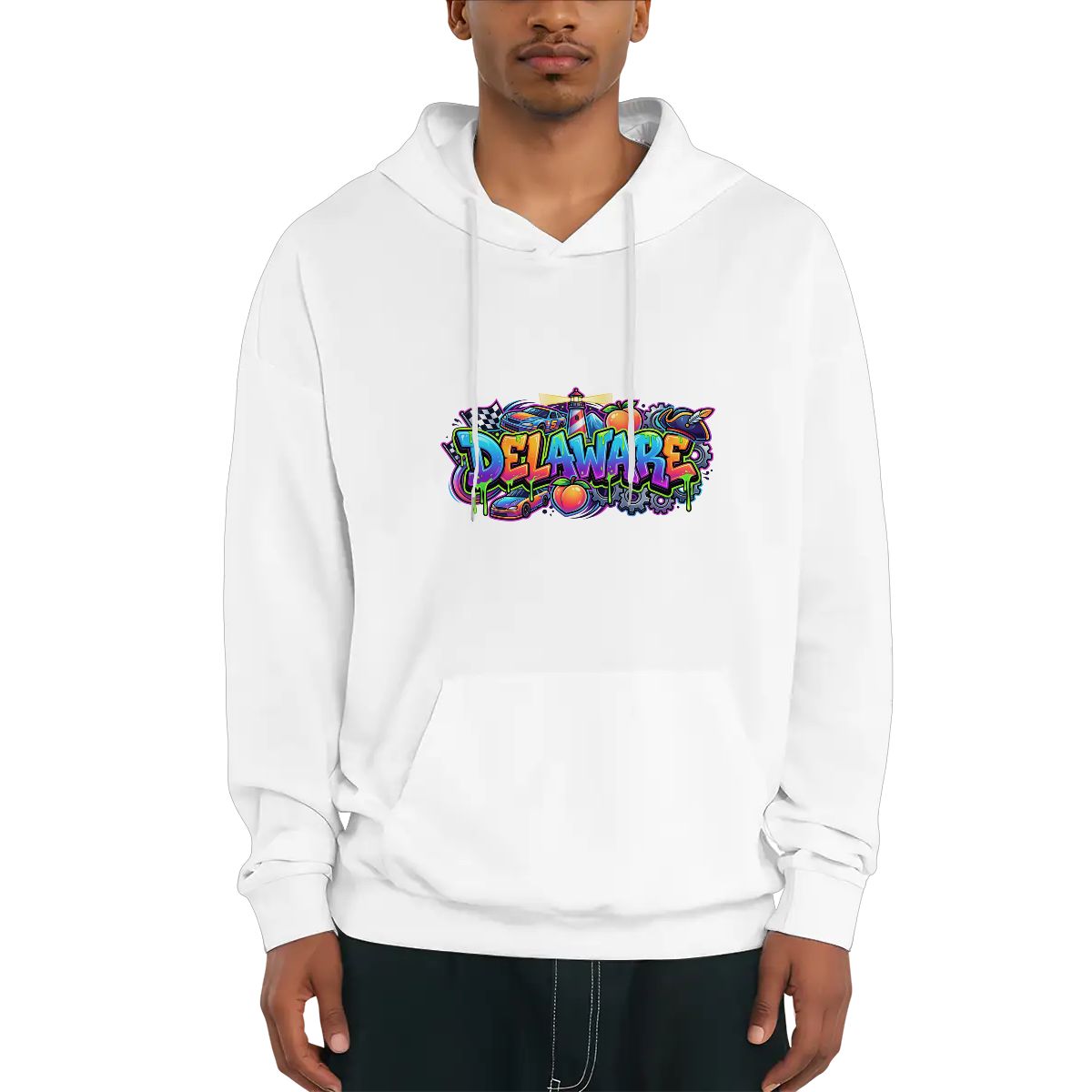 Graffiti Pride Delaware Hoodie - The First State