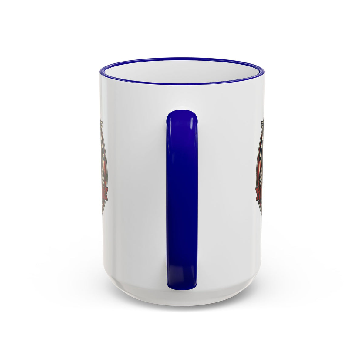 25 Years Veteran Commemorative Accent Rim Mug (11oz & 15oz) — Military/Service Anniversary