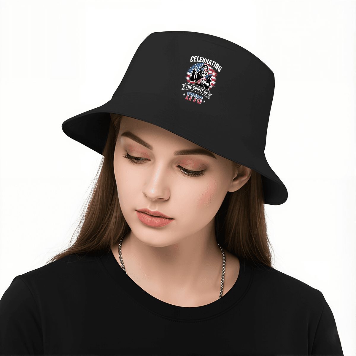Double Layer Bucket Hat (Made in USA) 250 Years America