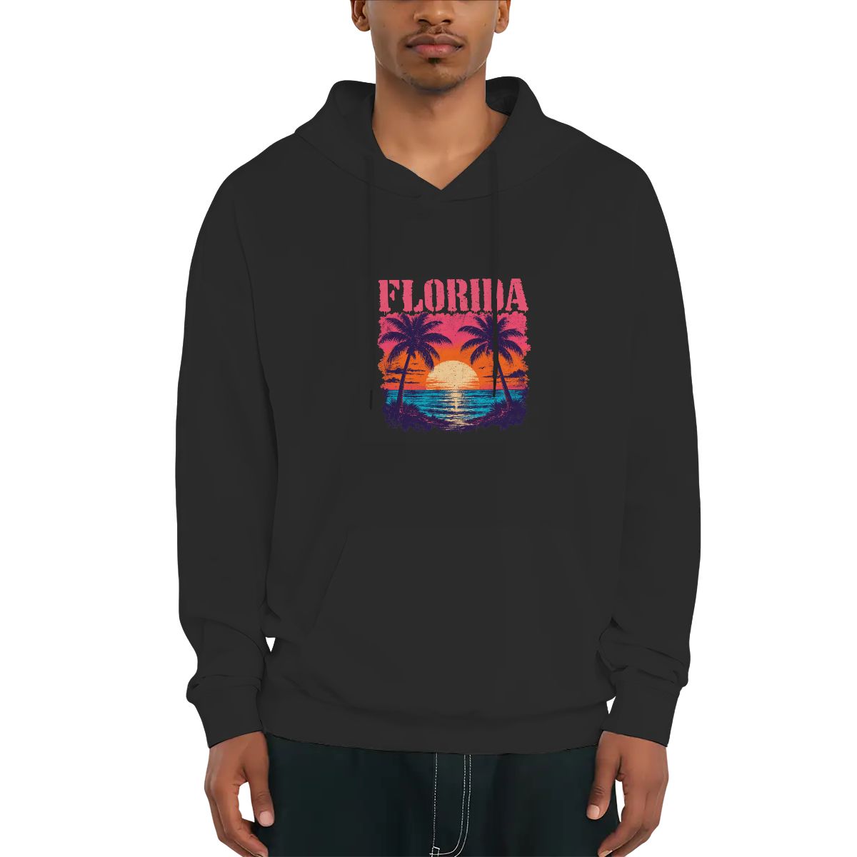 Retro Sunset Florida Hoodie - The Sunshine State