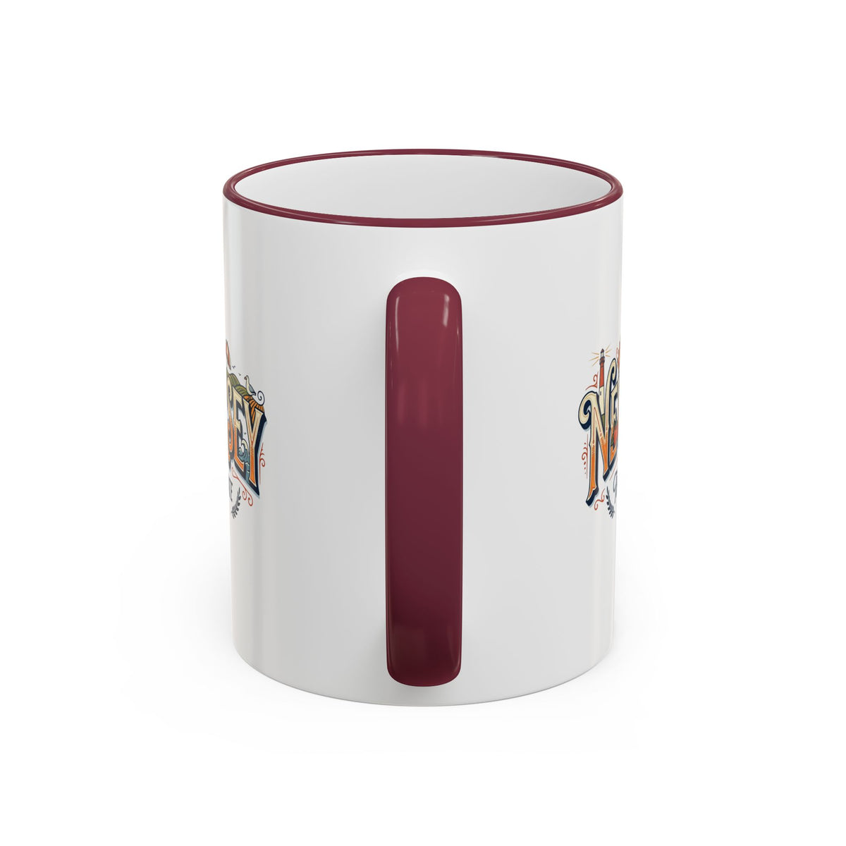 New Jersey Vintage Postcard Accent Rim & Handle Mug (11oz/15oz)