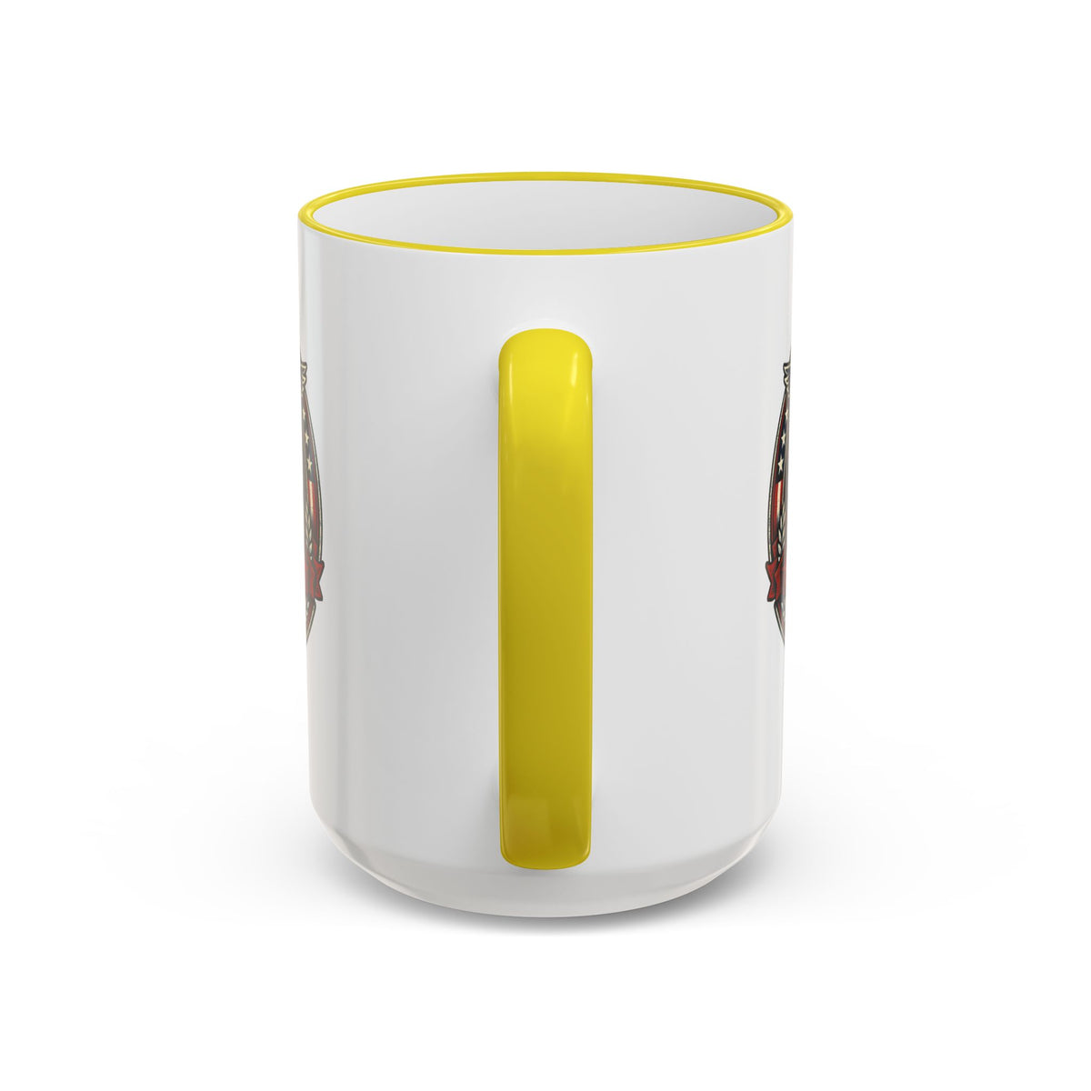 25 Years Veteran Commemorative Accent Rim Mug (11oz & 15oz) — Military/Service Anniversary
