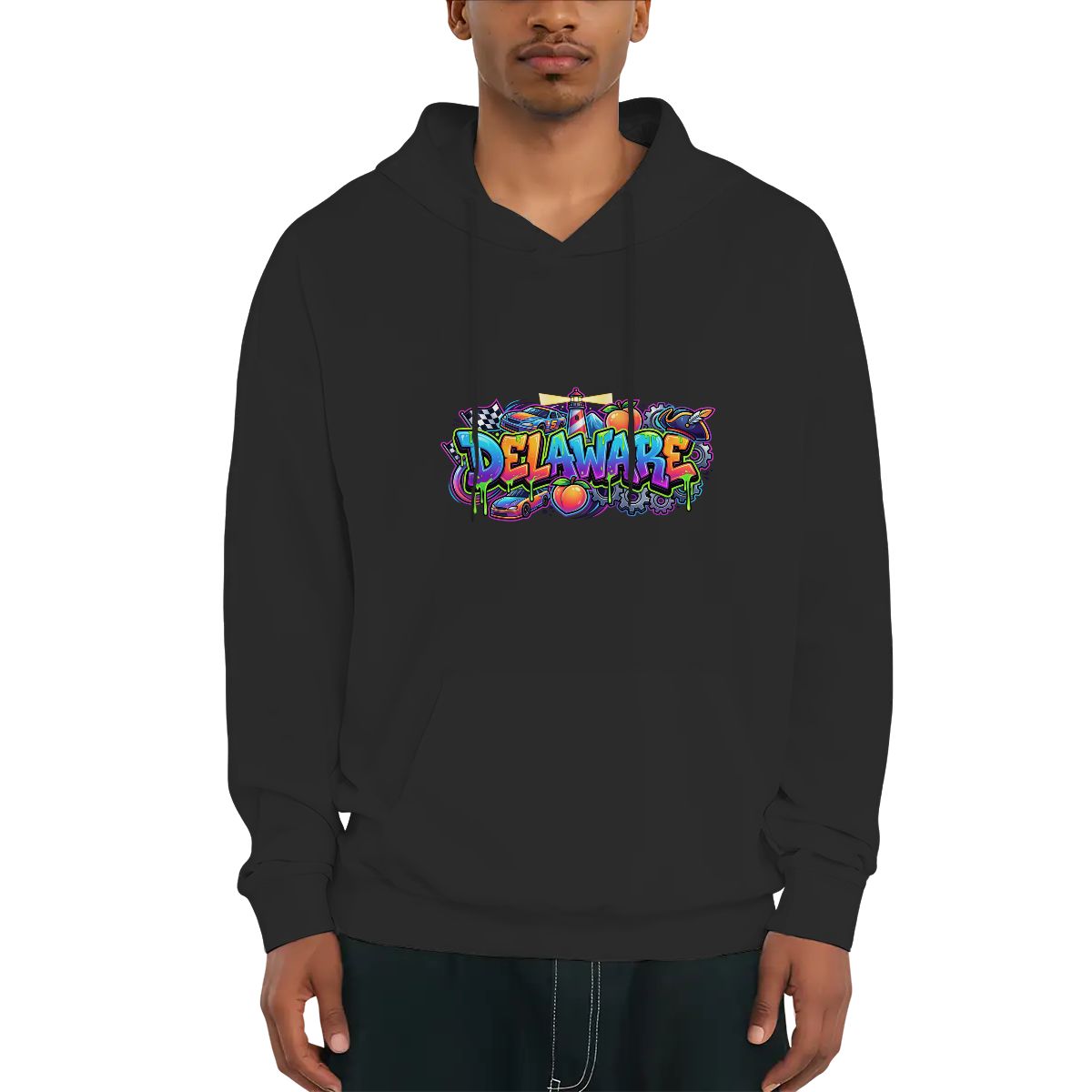 Graffiti Pride Delaware Hoodie - The First State