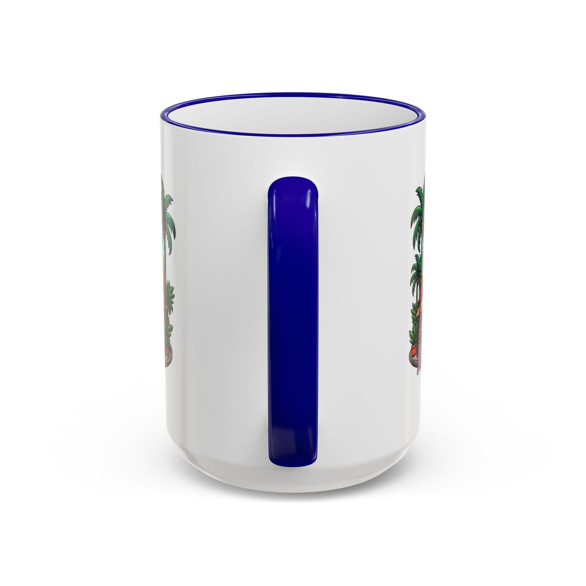 Tropical Little Havana Coffee Mug – Palm Tree Beach Scene