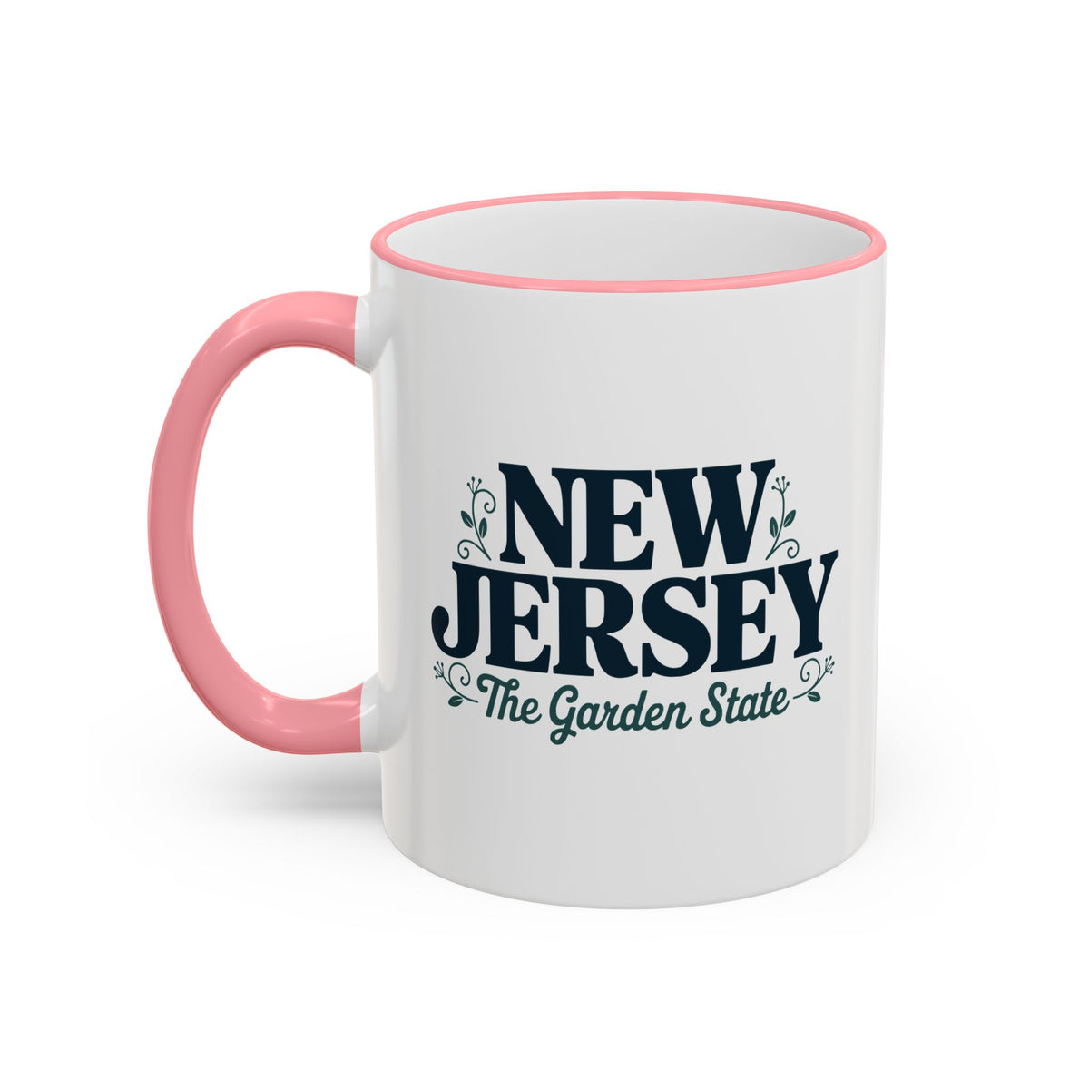 New Jersey State Pride Accent Rim & Handle Mug — 11oz/15oz