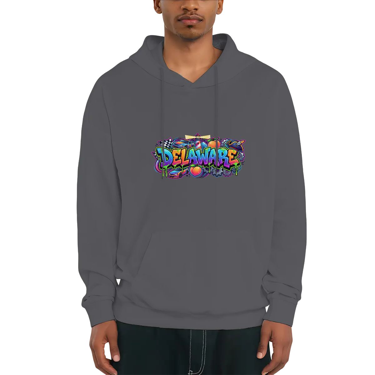 Graffiti Pride Delaware Hoodie - The First State