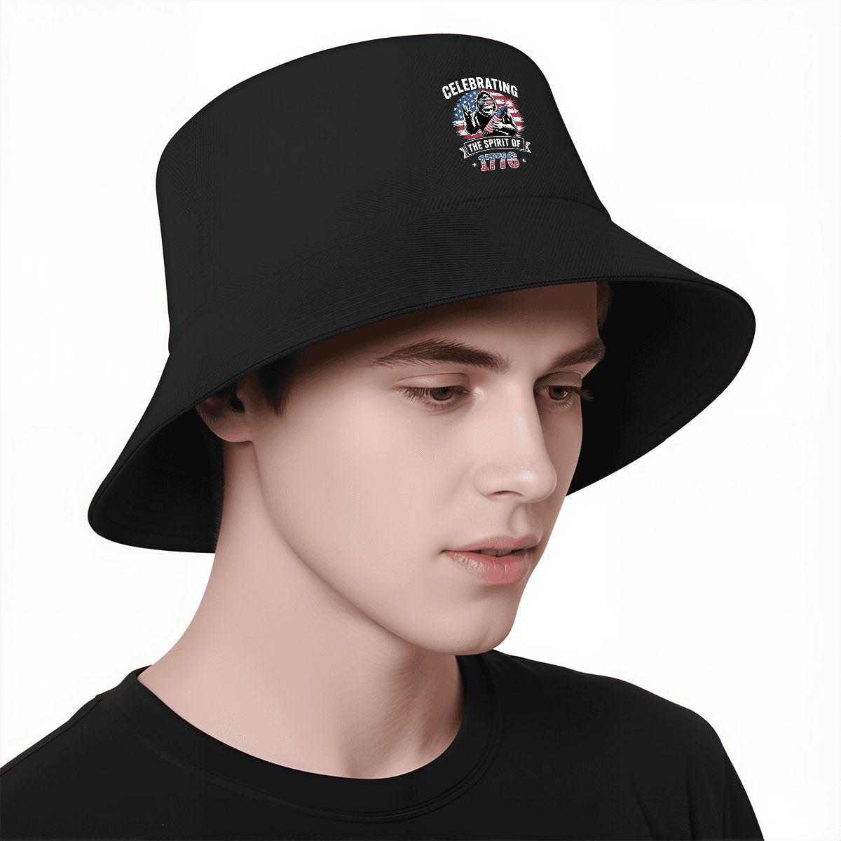 Double Layer Bucket Hat (Made in USA) 250 Years America
