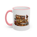 New Jersey Vintage Postcard Accent Rim Mug (11oz & 15oz)