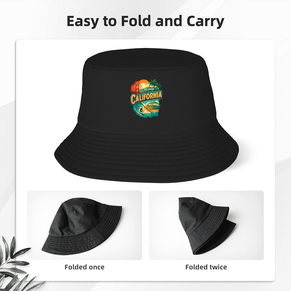 Double Layer California Bucket Hat (Made in USA)