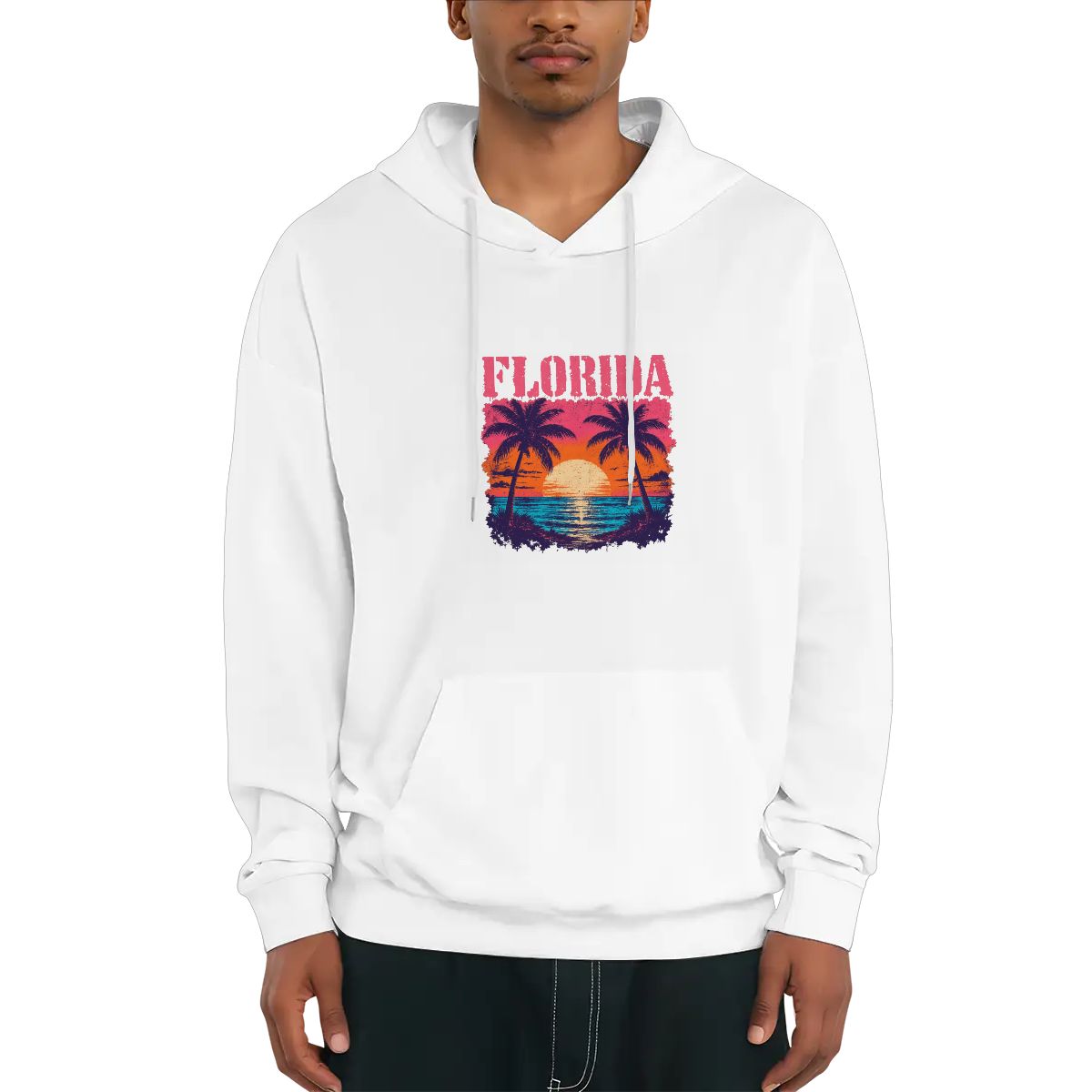 Retro Sunset Florida Hoodie - The Sunshine State