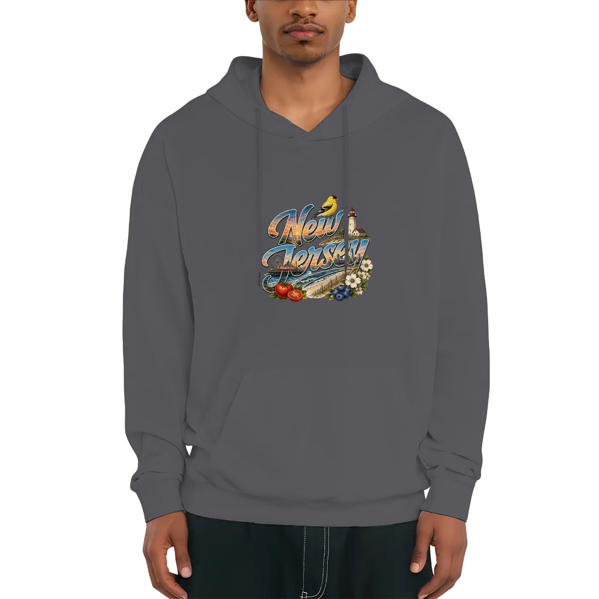 Vintage Icon New Jersey Hoodie - The Garden State