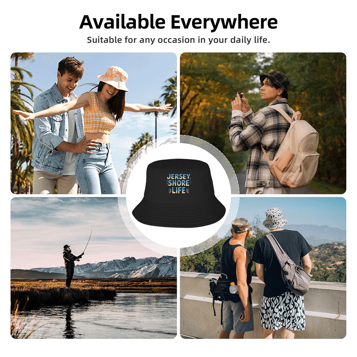 Jersey Shore Life Bucket Hat - Made in USA