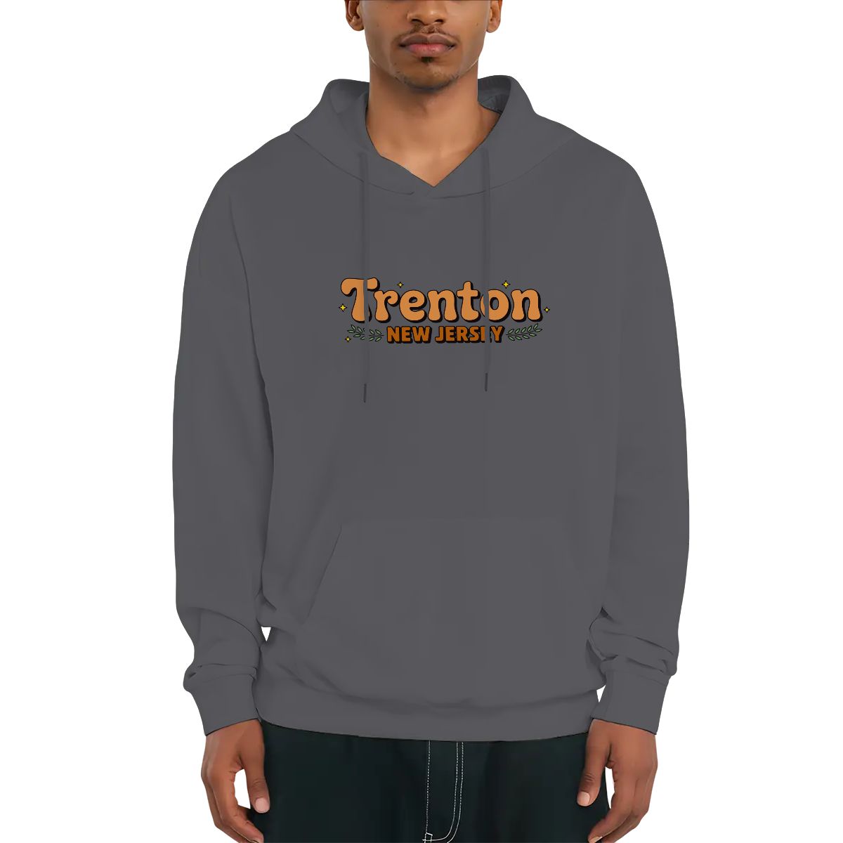 Retro Groovy Trenton New Jersey Hoodie — The Garden State