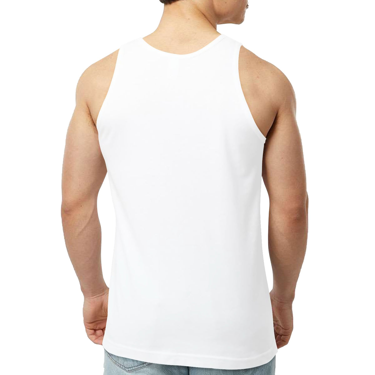 New Jersey Strong - White Tank Top Made in USA