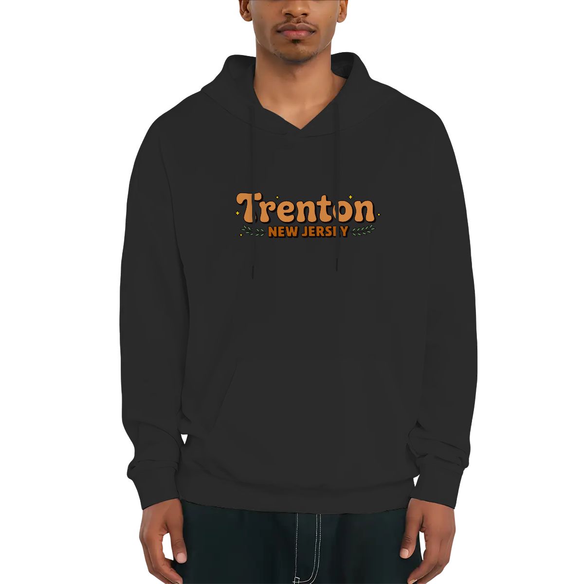 Retro Groovy Trenton New Jersey Hoodie — The Garden State