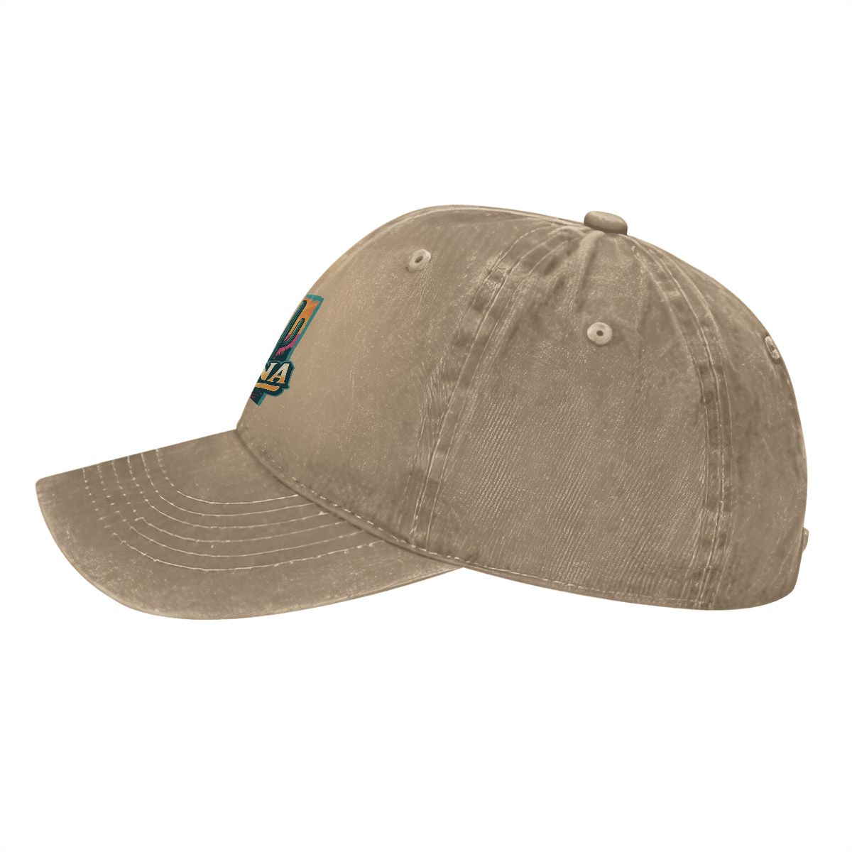 Unisex Washed Denim  Arizona Baseball Cap (Made in USA)