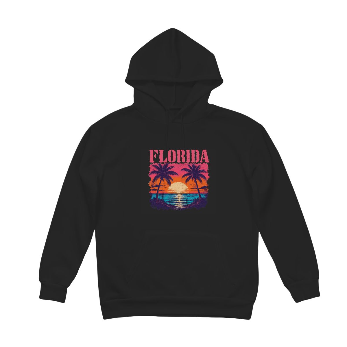 Retro Sunset Florida Hoodie - The Sunshine State