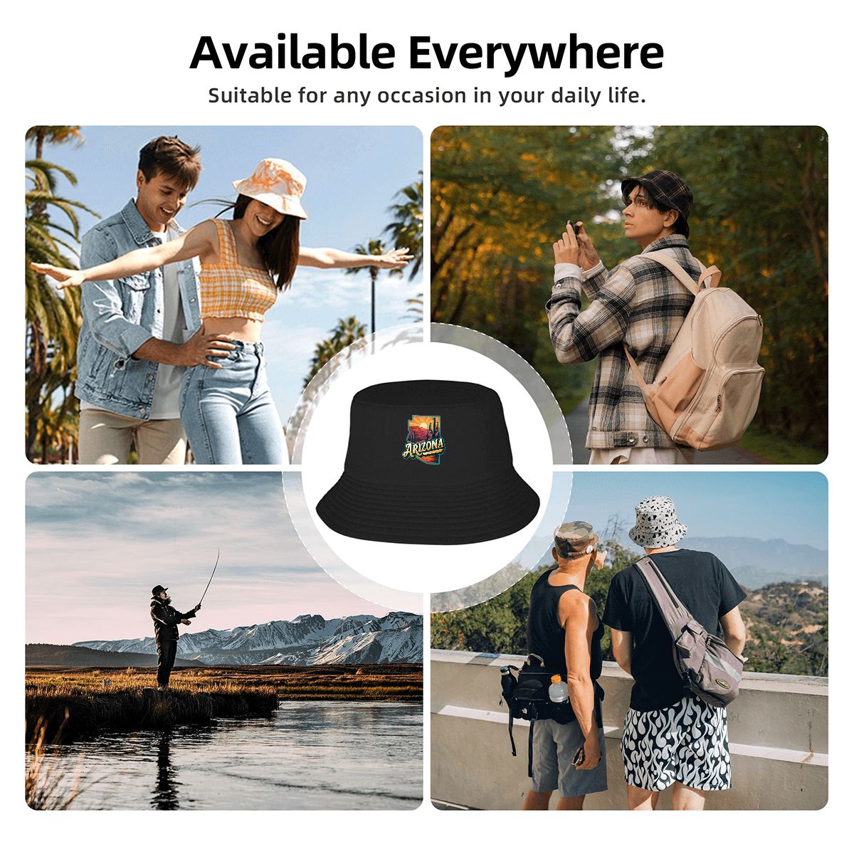 Desert Sunset Arizona Bucket Hat — The Grand Canyon State
