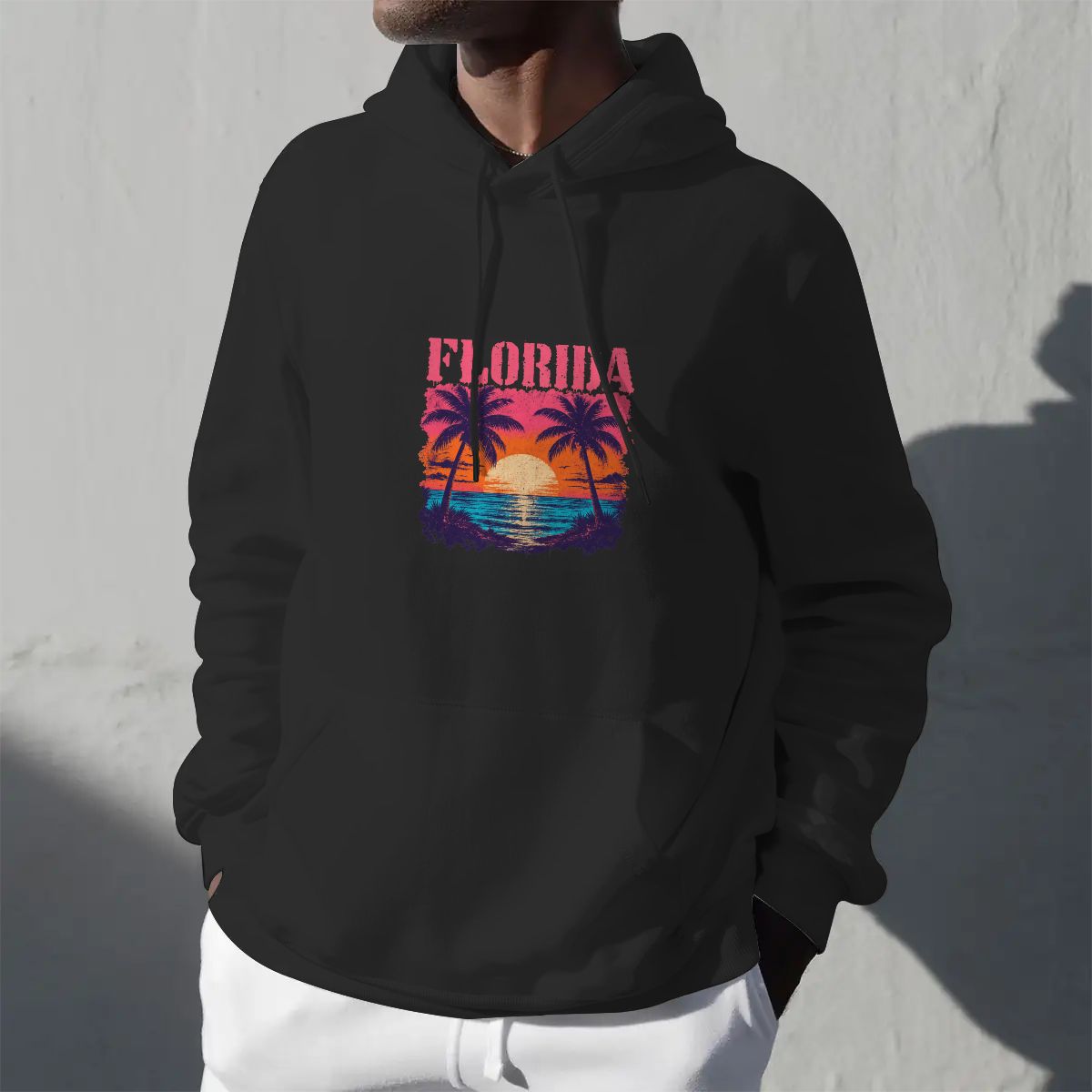 Retro Sunset Florida Hoodie - The Sunshine State
