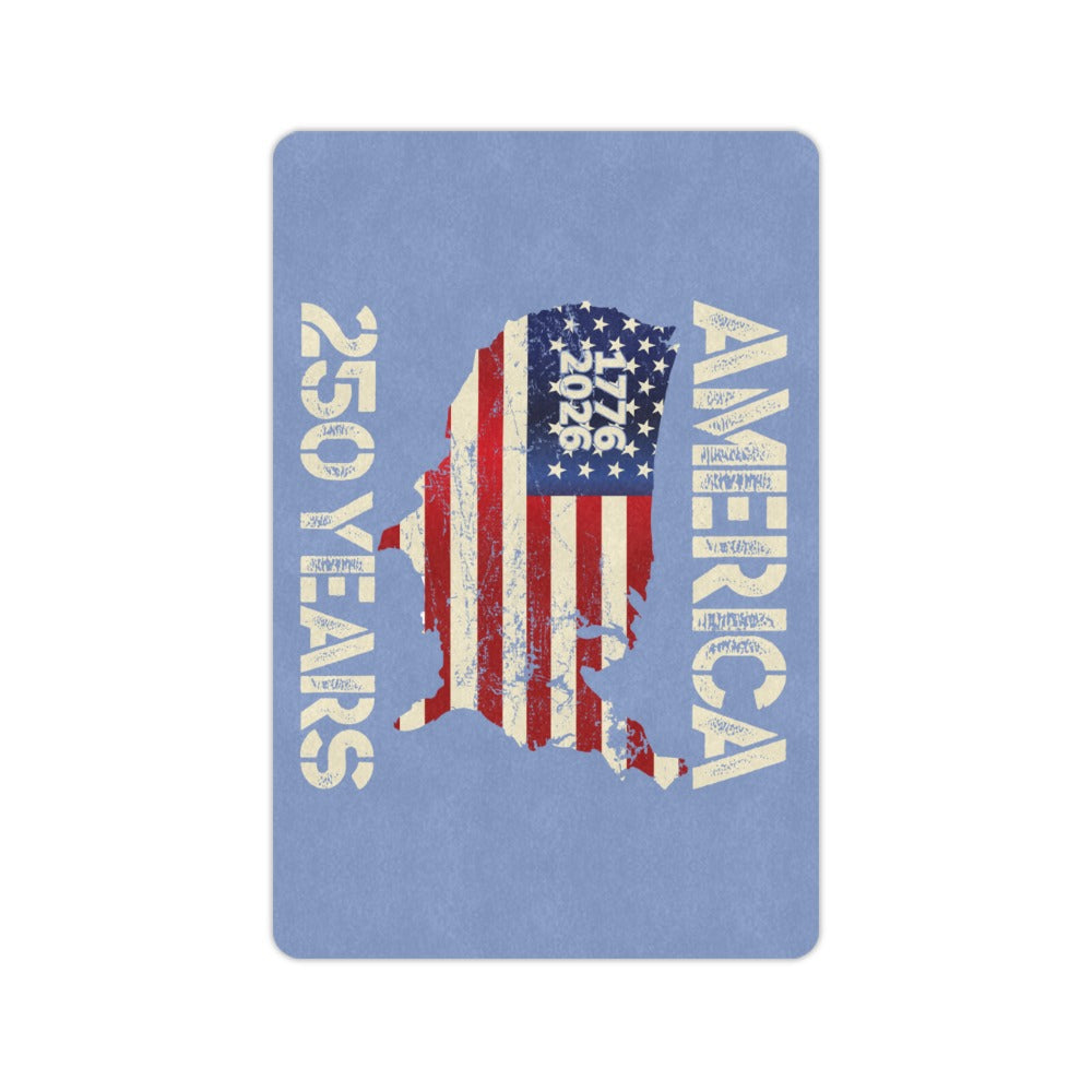 America 250 Years Doormat 23.6"x15.7" - Made In USA