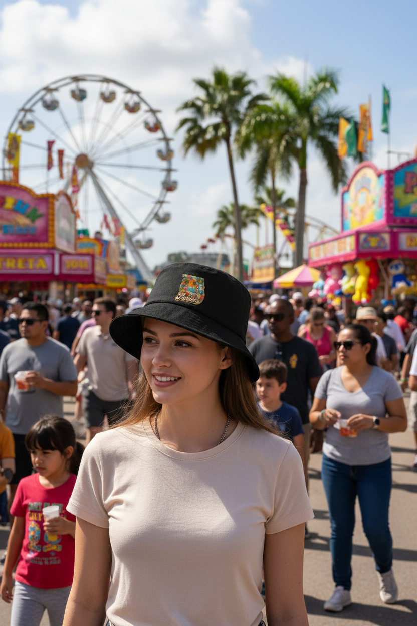 Florida Bucket Hat Female Lifestyle Slot 1
