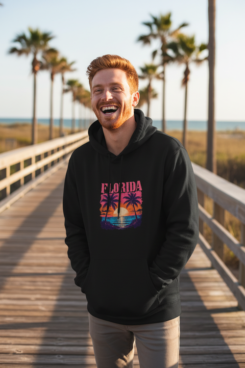 Florida Hoodie Lifestyle — Male