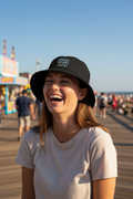 Jersey Shore Life Bucket Hat - Female Candid Boardwalk